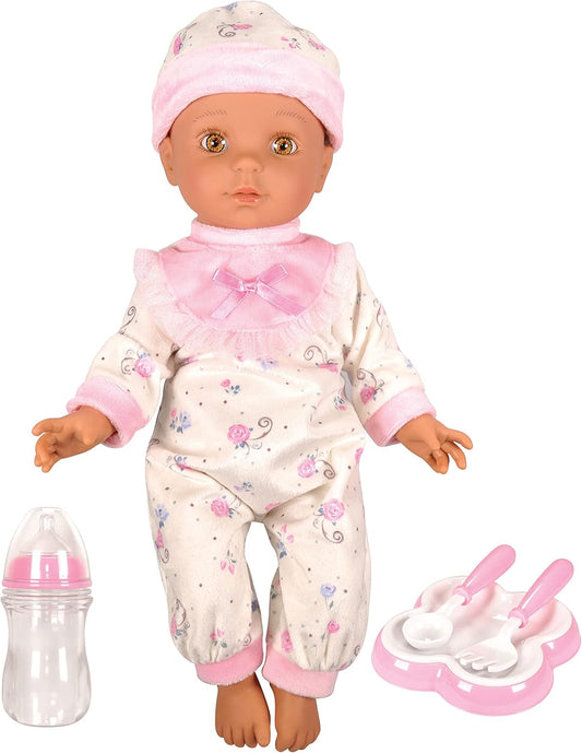 Lotus - 16" inch, Soft - bodied Baby Doll – Hispanic (No Hair) - Marah Kids
