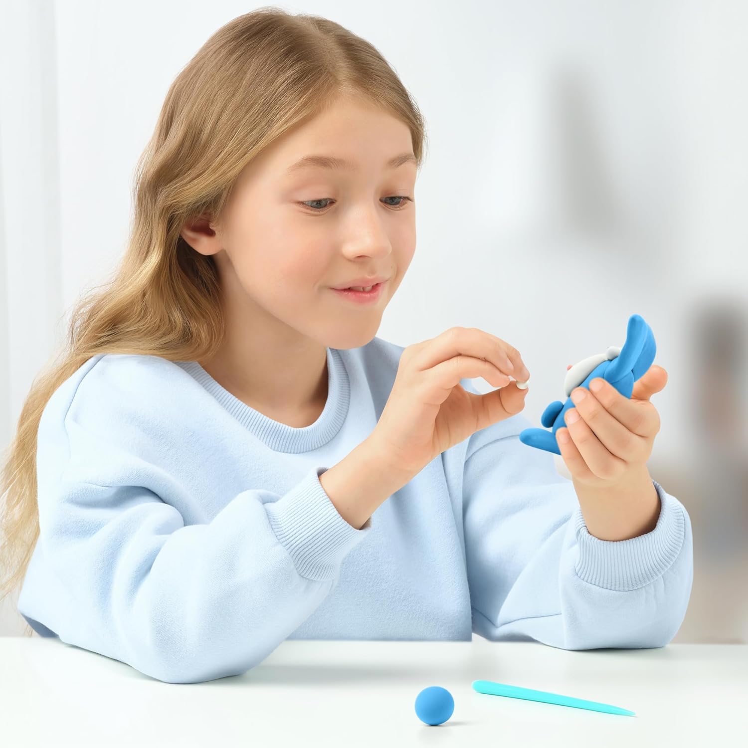 HEY CLAY – DIY Sheep Plastic Creative Modelling Air - Dry Clay For Kids 3 Cans - Marah Kids