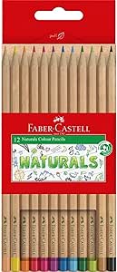 FABER-CASTELL NATURALS COLOUR PENCILS 12 COLOUR