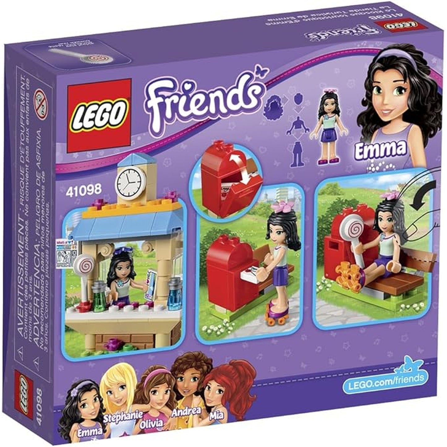 Lego Friends 41098 Emma'S Tourist Kiosk Building Kit