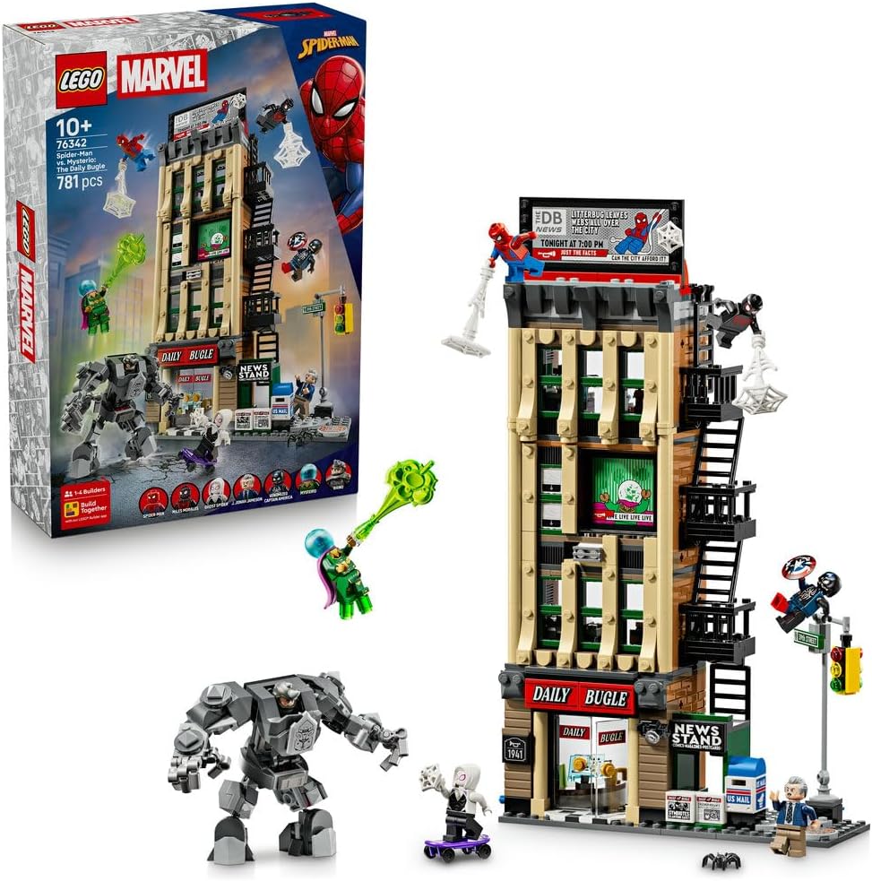 LEGO: Marvel Spider - Man vs. Mysterio: The Daily Bugle (76342) - Marah Kids