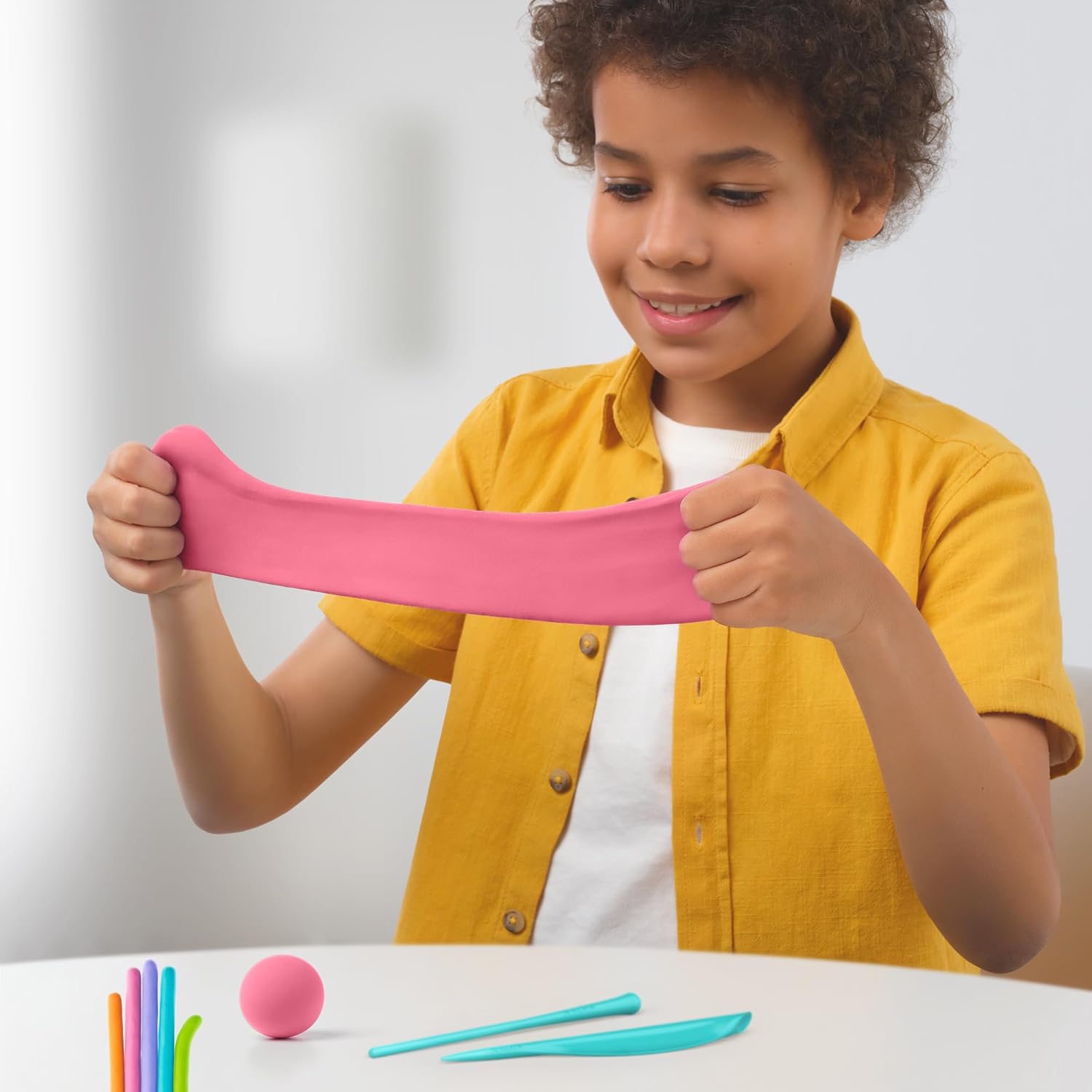 HEY CLAY – DIY Sheep Plastic Creative Modelling Air - Dry Clay For Kids 3 Cans - Marah Kids