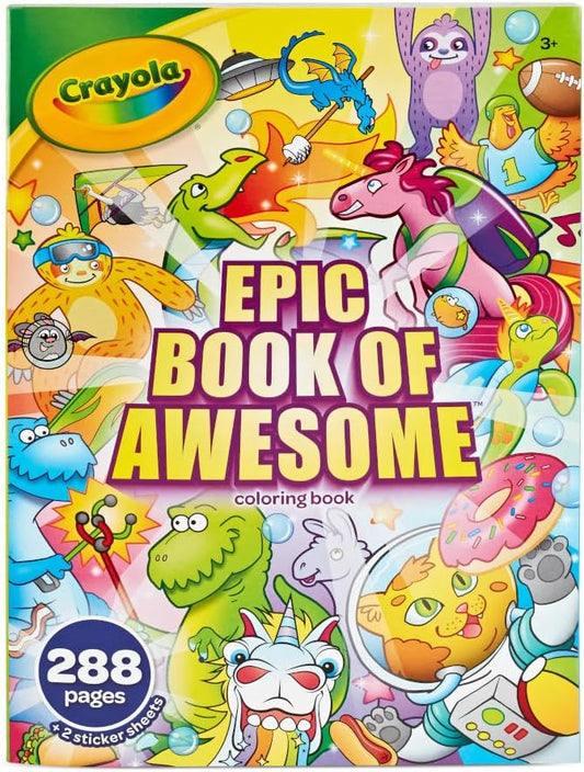 Crayola - 288 - Page Coloring Book, Epic Adventure - Marah Kids