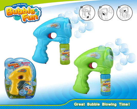 Power Joy Bubble Gun with Lights Battery Operated - Marah Kids