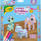 Crayola Scribble Scrubbie Pastel Pets, 3 Count – Washable Pet Toy Set With Markers & Brush, Creative Gift For Kids Ages 3+