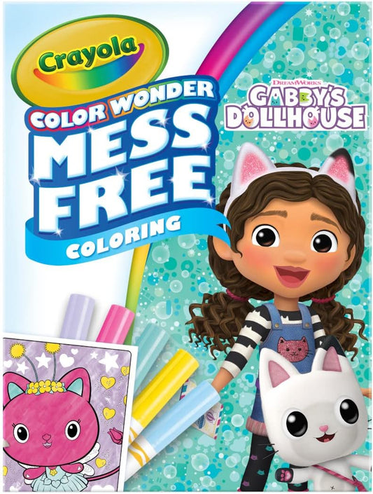 Crayola - Color Wonder Mess Free Gabby's Dollhouse Coloring Set| Ideal for kids aged 3 and up, this set makes a standout gift for both boys and girls - Marah Kids
