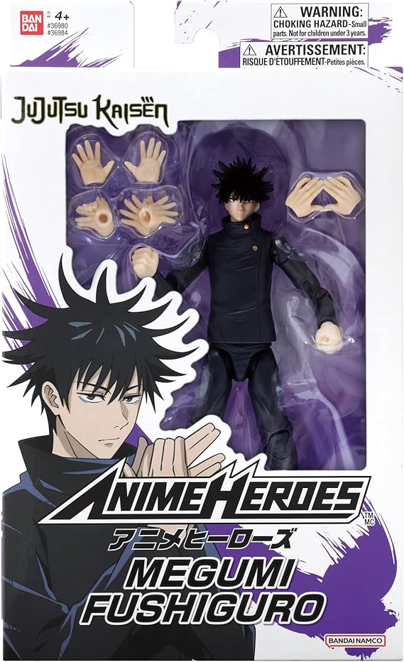 Bandai Anime Heroes Jujutsu Kaisen Megumi 6.5"