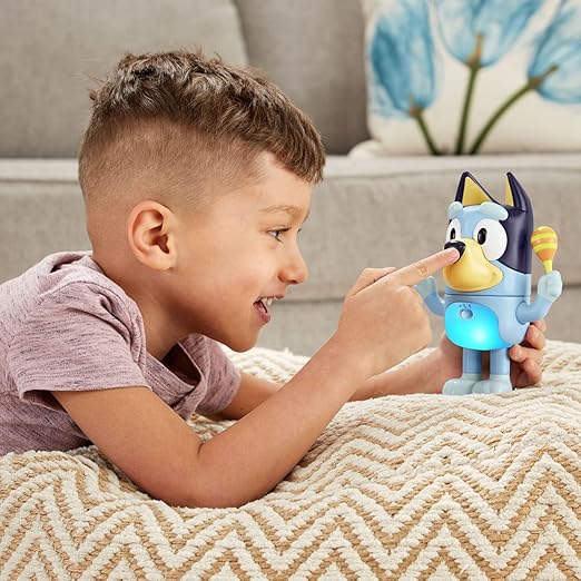 Vtech Bluey Shake It Bluey (Blue) | Interactive Toddler Toy with Music, Sounds and Phrases from the TV show, Educational Learning | Ideal Gift for Kids 3, 4, 5 + Years - Marah Kids