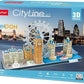 CUBIC FUN 3D PUZZLE CITYLINE LONDON 107PCS - Marah Kids