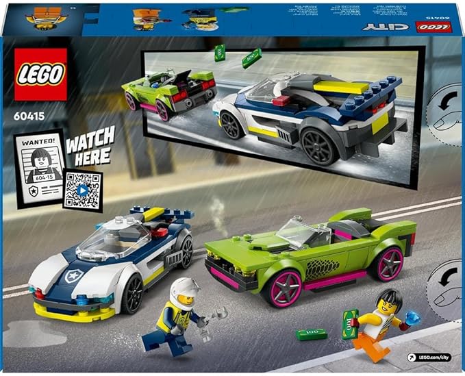 LEGO City Police Car and Muscle Car Chase 60415
