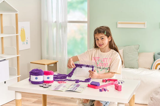 Vtech - SEW & STYLE - UNICORN Sewing kit Bag - Multicolour | The perfect way to combine crafting with play! | Suitable ages 5 + up - Marah Kids