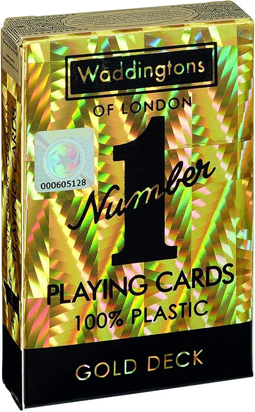 WADDI. NUMBER1 PLAYING CARDS GOLD CDU12 - Marah Kids