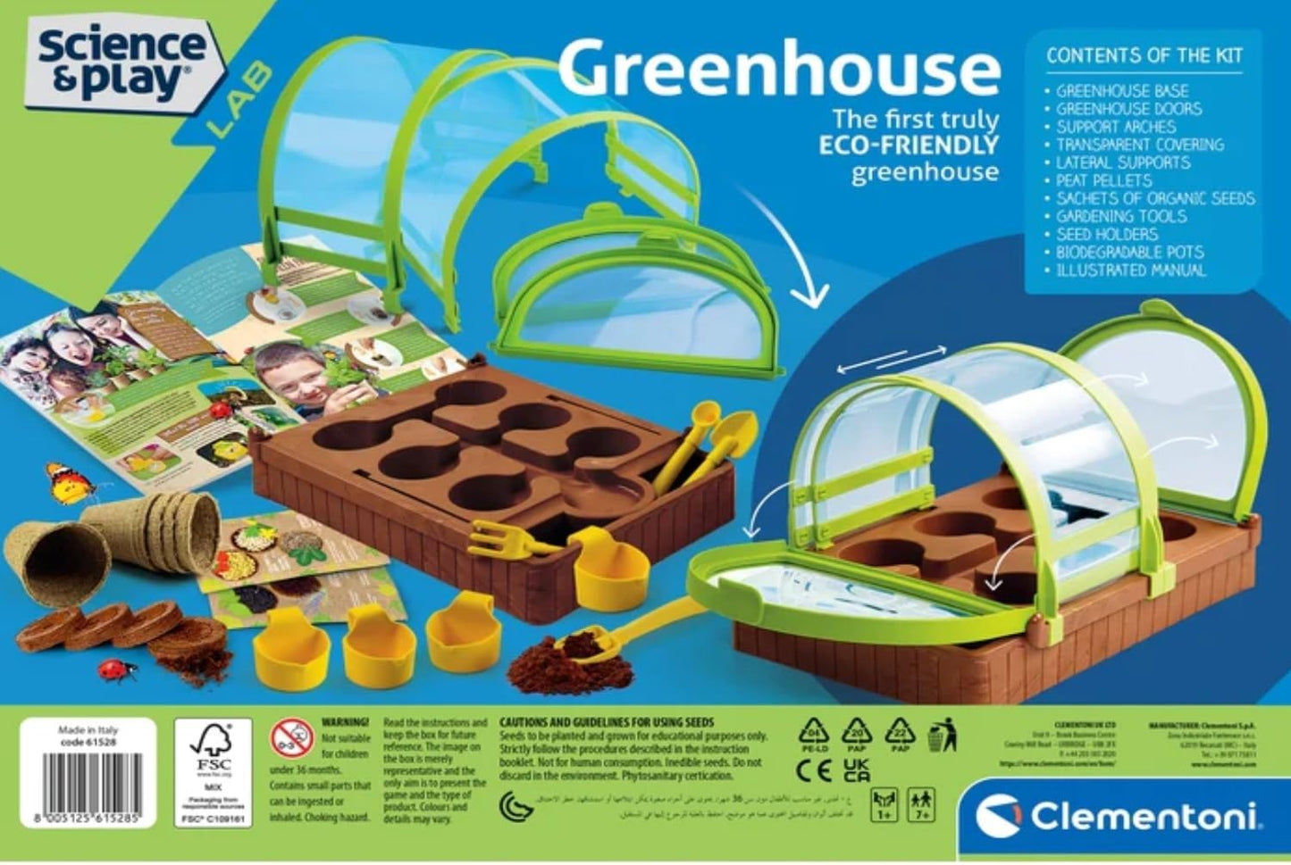 CLEMENTONI Science and Play Greenhouse - Marah Kids