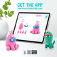 HEY CLAY - DIY Monsters: Hipster, Cyclops, Donut Plastic Creative Modelling Air - Dry Clay For Kids 6 Cans - Marah Kids