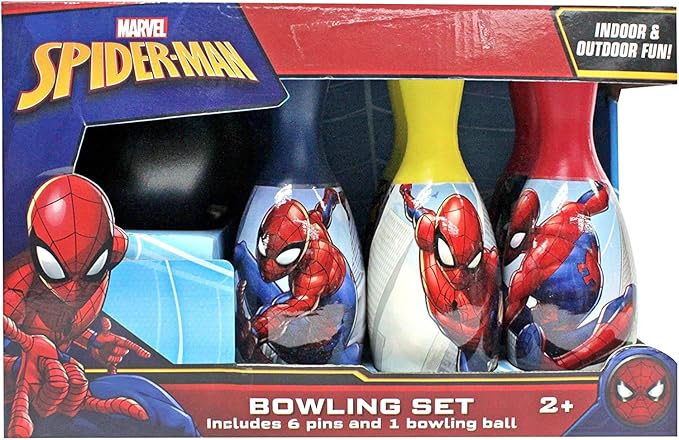 MARVEL SPIDERMAN MINI BOWLING SET - Marah Kids