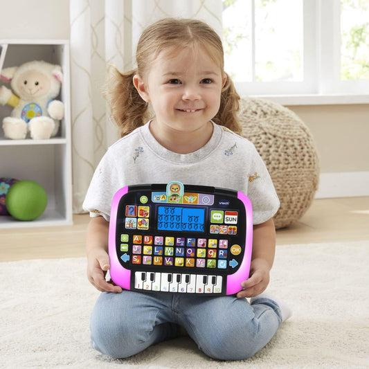 Vtech - Little Apps Light - Up Tablet | Educational Tablet Toy to Learn Alphabet, Numbers, Colours, Shapes, Animals, Time | 2 Years+ | Black - Marah Kids