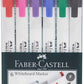 FABER - CASTELL WHITEBOARD MARKER SLIM WALLET OF 6PC - Marah Kids