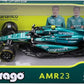 Bburago 1:43 Formula (without helmet & plastic stand) - Aston Martin Aramco Cognizant Team AMR23 (2023)
