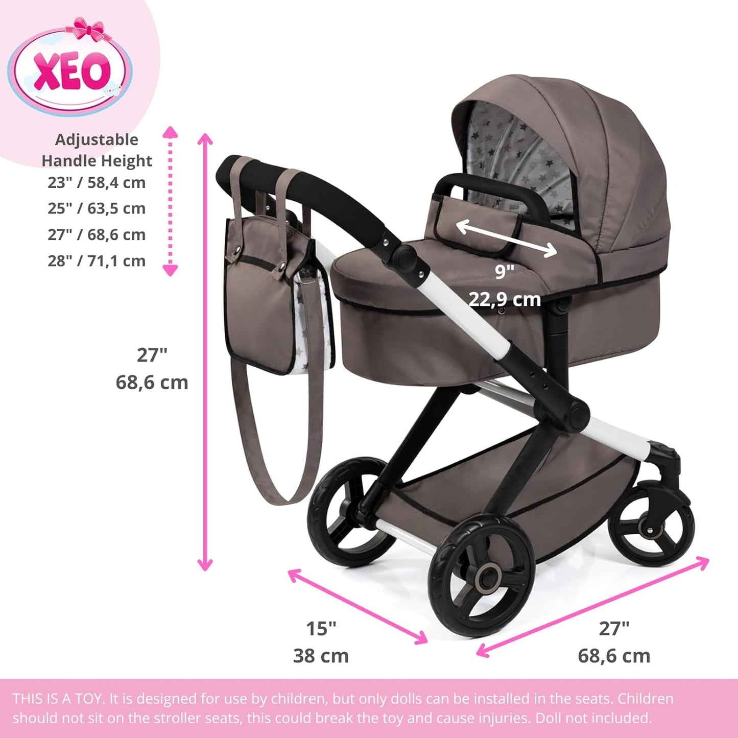 BAYER Dolls Pram Xeo - Marah Kids