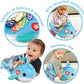 VTech Baby Snuggly Sounds Whale, Baby Sensory Toy with Lights, Sounds & Music, Interactive Gift for infants 3, 6, 9, 12 months +, English version - Marah Kids