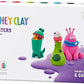 HEY CLAY - DIY Monsters: Terry, Pi, Bigwig Plastic Creative Modelling Air - Dry Clay For Kids 6 Cans - Marah Kids