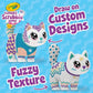 Crayola Scribble Scrubbie Jumbo, Large Posable Animal Toy, 6 Inches, Toy Cat For Girls & Boys, Animal Grooming Toy 3 Years +