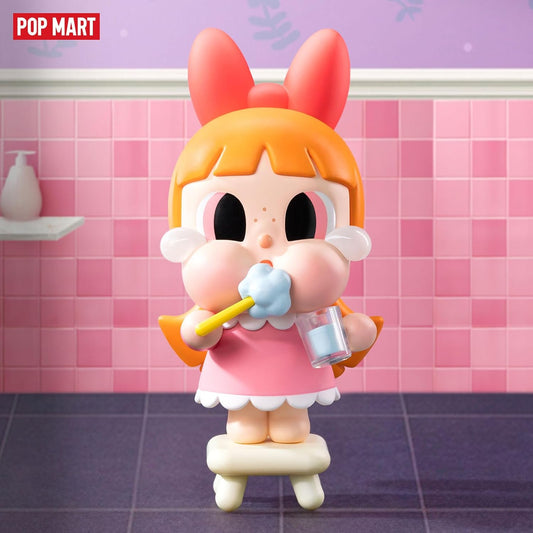 Pop Mart Crybaby X Powerpuff Girls Series Vinyl Face Plush Sealed Case