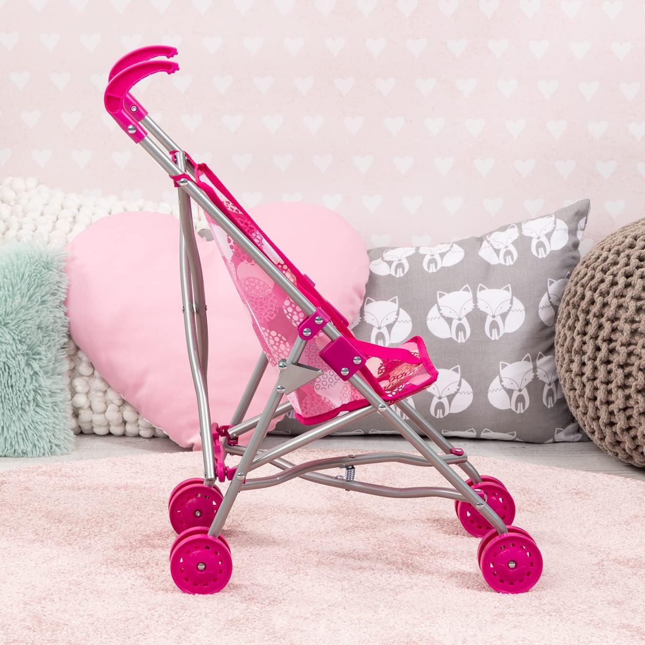 BAYER Dolls Buggy Pink Fits 46Cm - Marah Kids