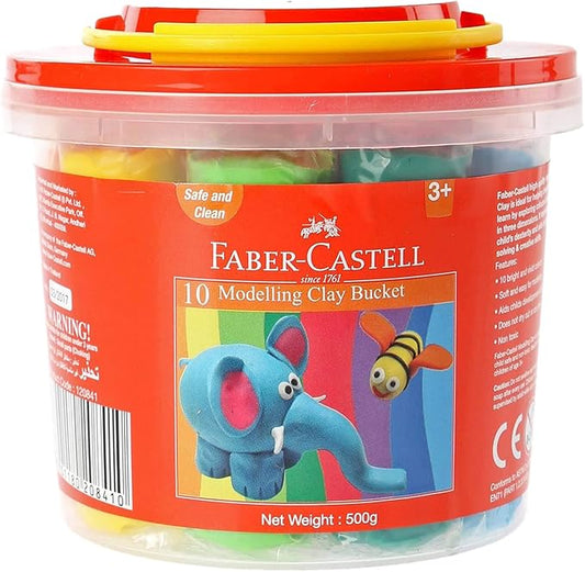 FABER - CASTELL MODELLING CLAY 500GM (10X50GM) - Marah Kids