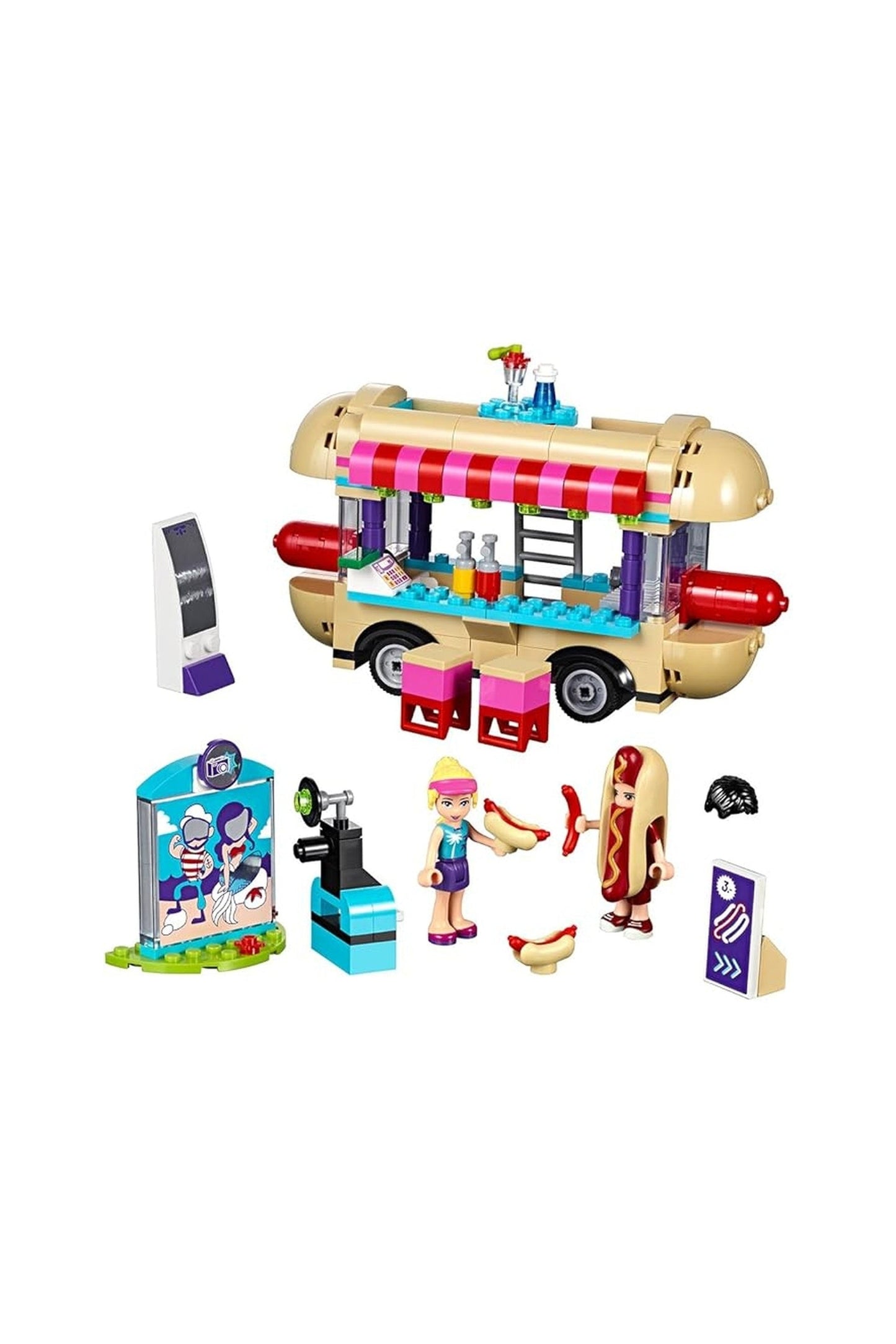 Lego Amusement Park Hot Dog Van Building Kit