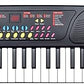 Power Joy Music Keyboard 37 keys with Mic Battery Operated - Marah Kids