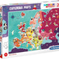 CLEMENTONI PUZZLE MAP GEO EURO MONUMENT - Marah Kids
