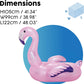 BESTWAY Rider Flamingo 127X127