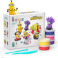Hey Clay - MINIONS Colourful modelling air - dry clay, 15 cans with fun interactive app for kids 3 years + - Marah Kids