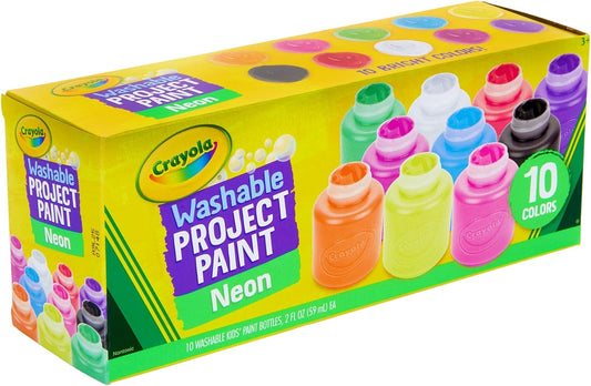 Crayola 10 ct. 2 - oz. Neon Paint Set - Marah Kids