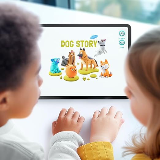 Hey Clay - DOG STORY Colourful modelling air - dry clay, 15 cans with fun interactive app for kids 3 years + - Marah Kids