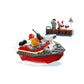 Lego City Fire Dock Side Fire Boat Building Set