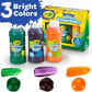 Crayola 3 ct. 8 - oz. Washable Fingerpaint, Bright Colors - Marah Kids
