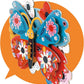 Avenir 3D Decoration - Butterfly Kit | Turn Your Wall into a Zoo! Create 3D Decorations with Pre - Cut Cardboard Puzzle Pieces | Thoughtful and Creative Gift Option for Kids 3+ - Marah Kids