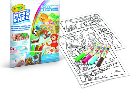 Color Wonder Set Once Upon A Time, coloring book, 4 markers - Marah Kids