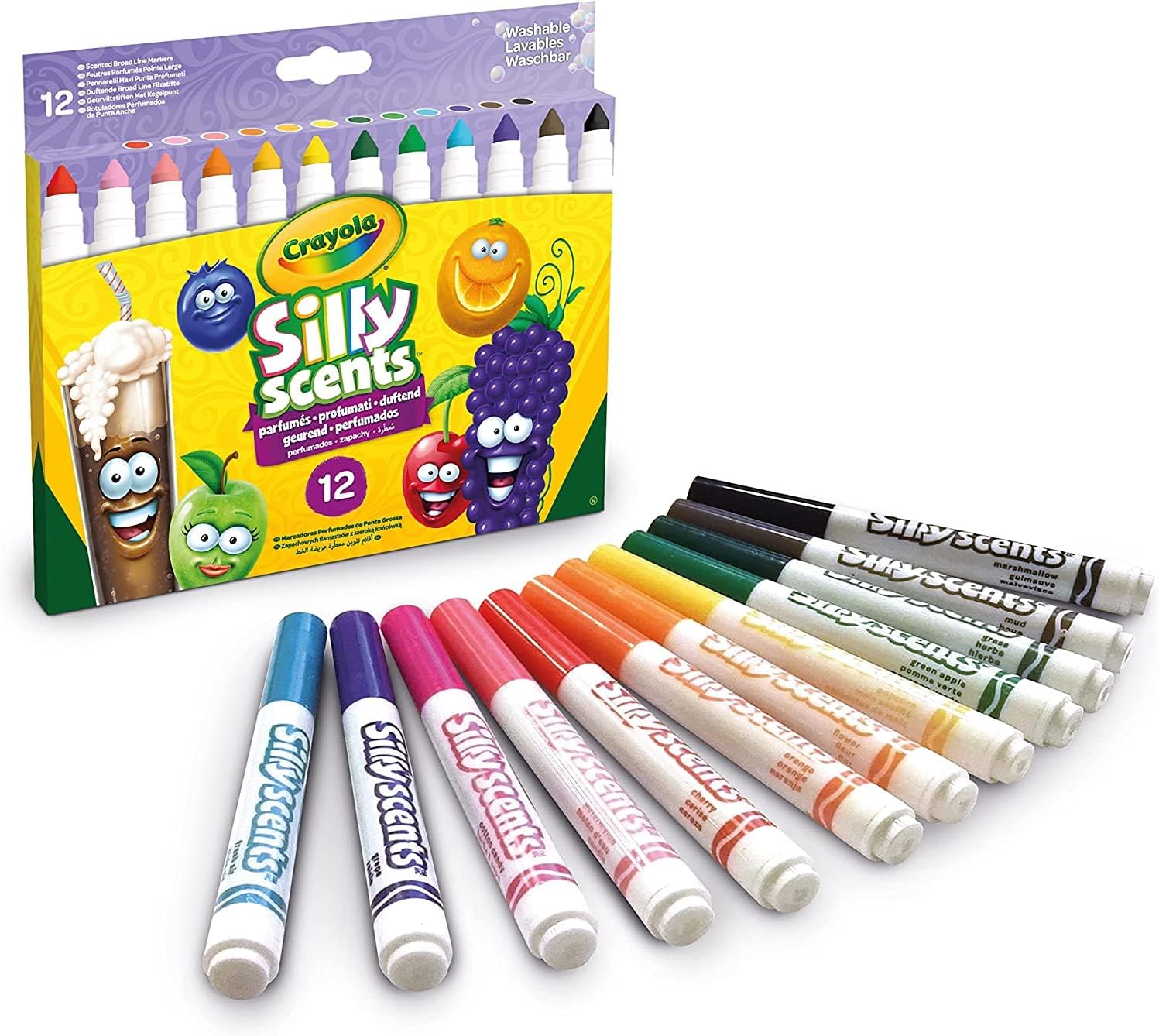 Buy Crayola Silly Scents Broad Line Markers | 12-Pack, Ages 3+