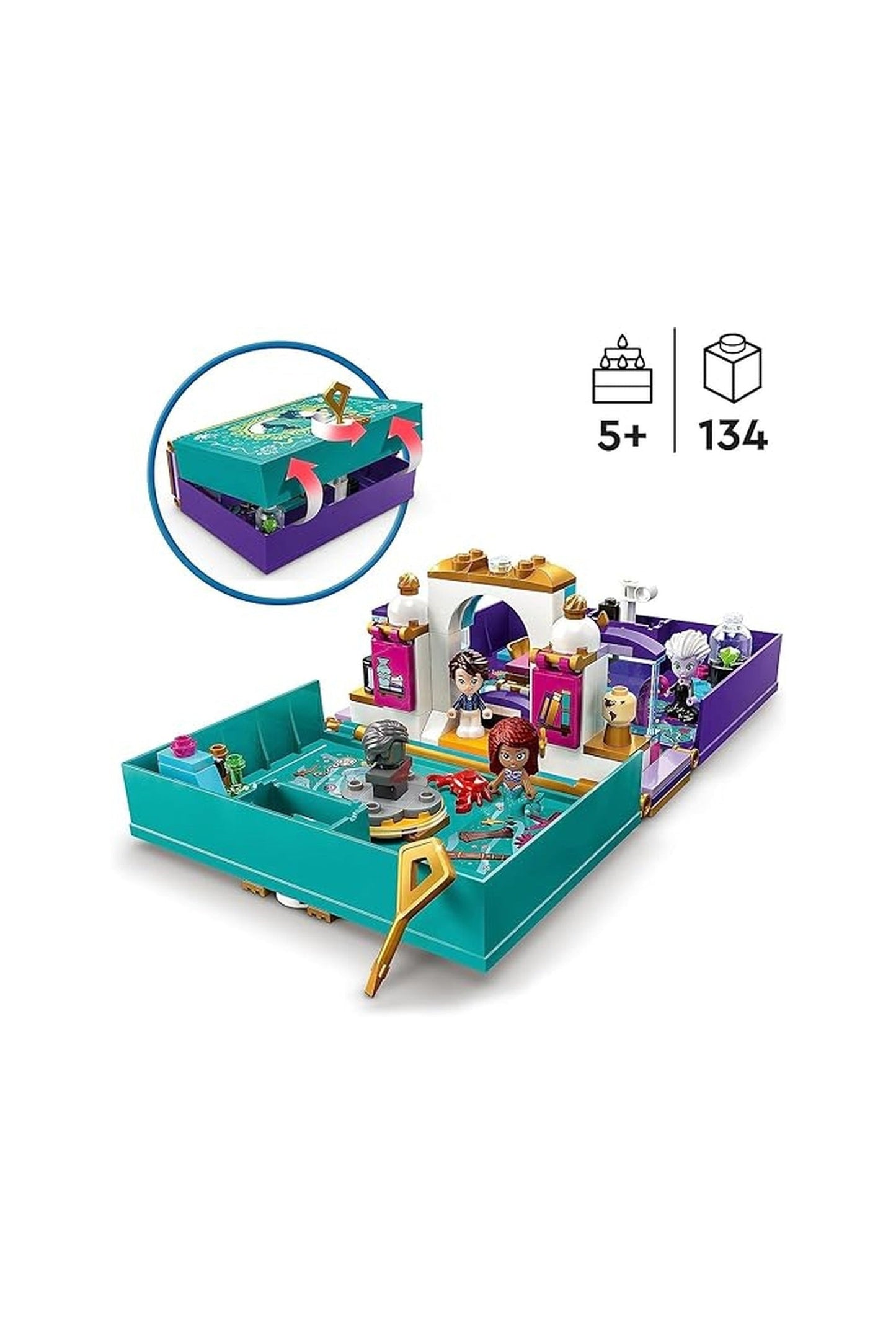 Lego Disney The Little Mermaid Story Book Building Toy Set
