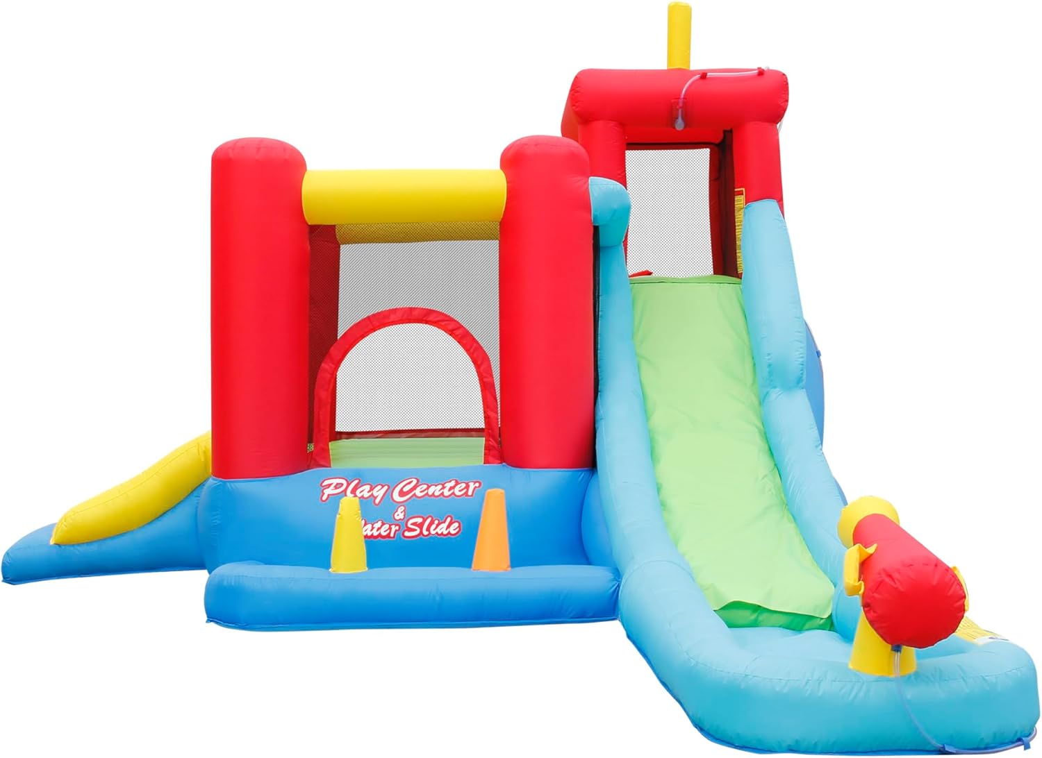 Hoppyhop Playcenter + Water Slide 440X330X235Cm - Marah Kids