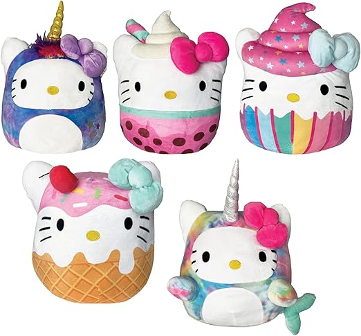 HELLO KITTY PLUSH CUDDLE 20CM 5ASST - Marah Kids