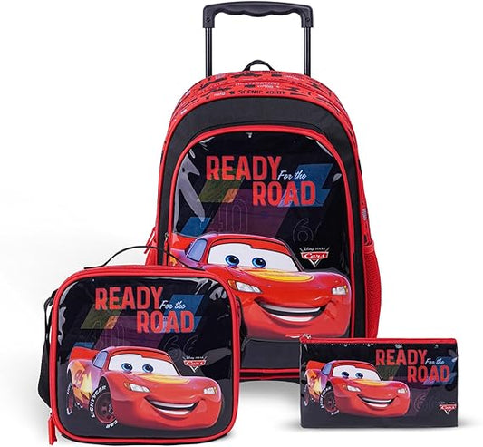 DISNEY CARS LMQ 95 3in1 TROLLEY BOX SET 18" - Marah Kids