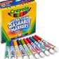 Crayola 10CT Ultra Clean Washable Bold,Broad Line,CMax Mkr - Marah Kids