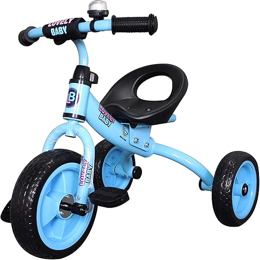 Lovely Baby Kids Tricycle - Blue - Marah Kids