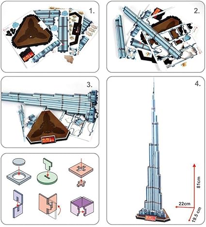 Cubic Fun - 3D Puzzle Burj Khalifa 92Pc Uae