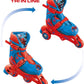 Mondo Roller Spiderman Tri Inline Skates Adjustable 29 - 32 - Marah Kids