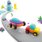HEY CLAY - Happy Cars set Air - Dry Clay 6 Cans - Marah Kids